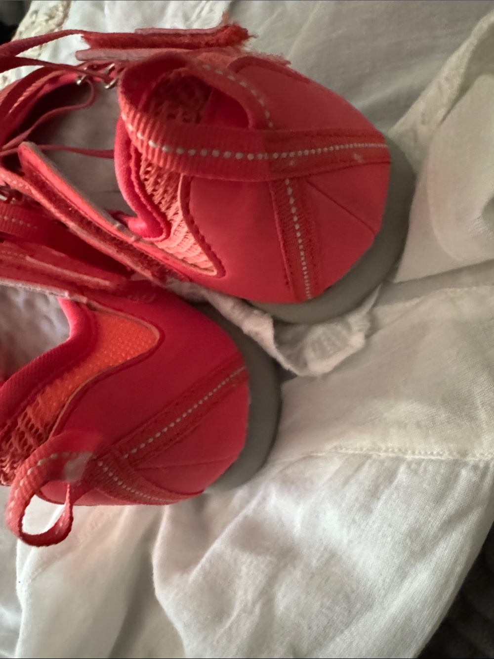 Privo by Clarks Womens Poppy Bloom Coral Strappy Flats Shoes Size - Picture 6 of 8